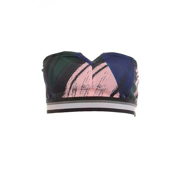 KIIND OF Intimates Green Bandeau Bralette Bra M - Picture 1 of 2